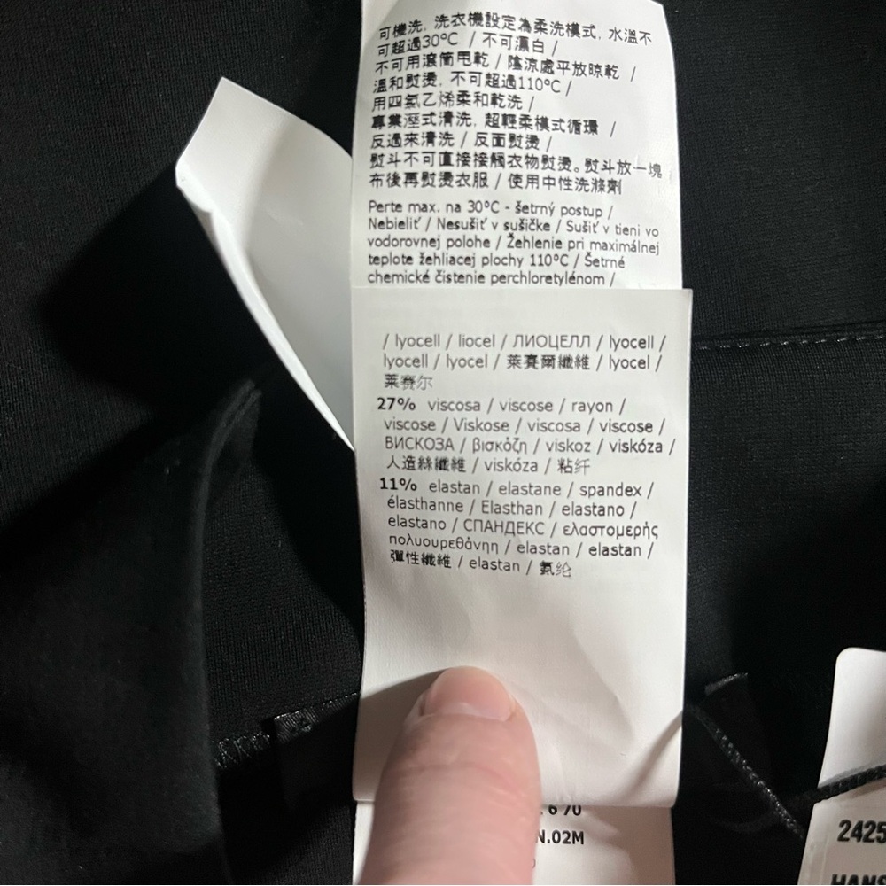 Max Mara Weekend Hans Black Jersey Midi Skirt - Picture 15 of 16